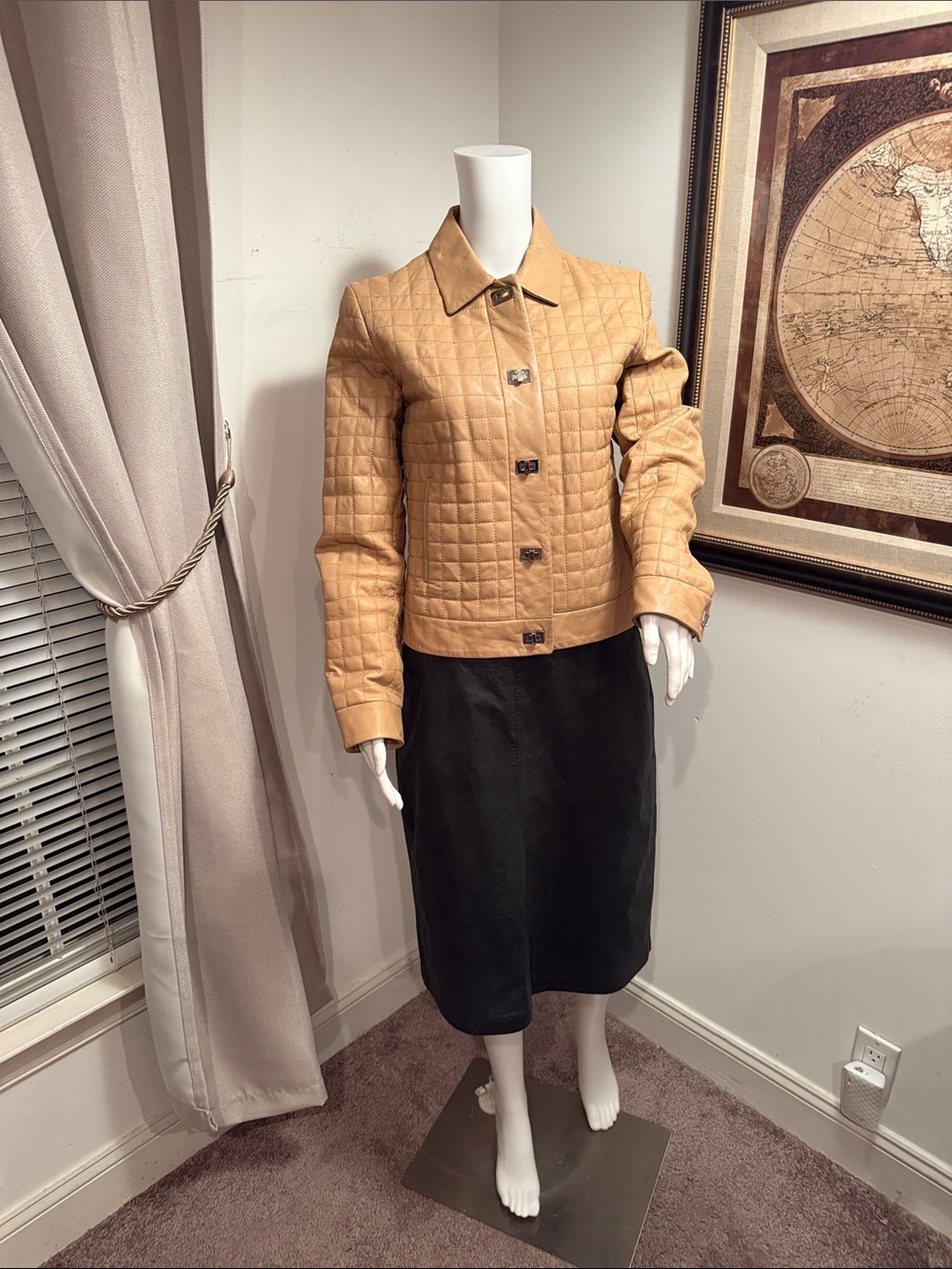 SIENA STUDIO BRAND LEATHER JACKET SIZE Medium